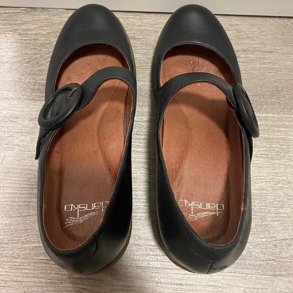 Dansko Mary Jane Size 38 Women’s Black Shoes, - Picture 5 of 8